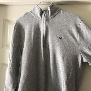 Men’s Vineyard Vines Gray Quarter-Zip